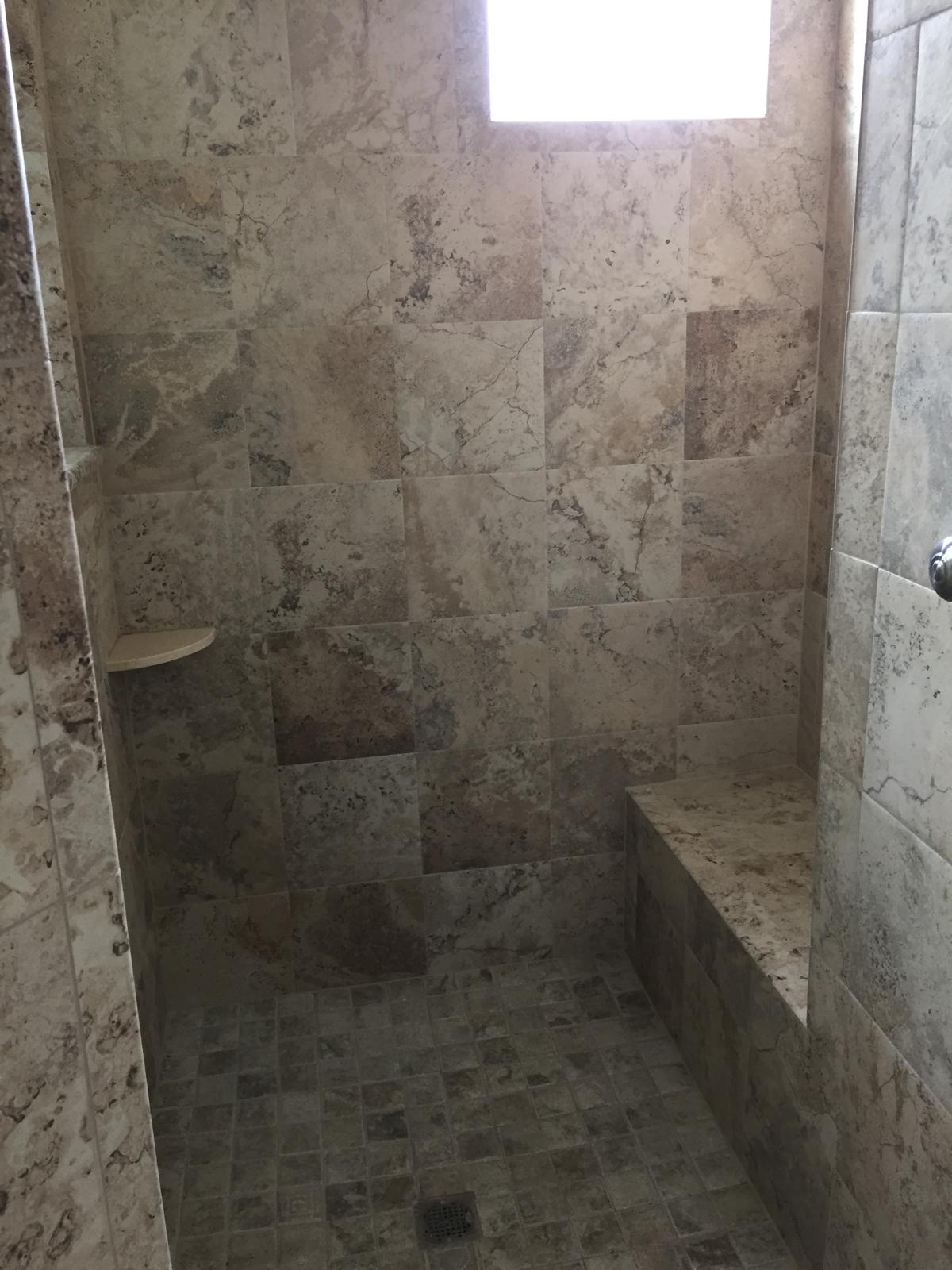 Orlando bathroom and leaking shower remodel before and after